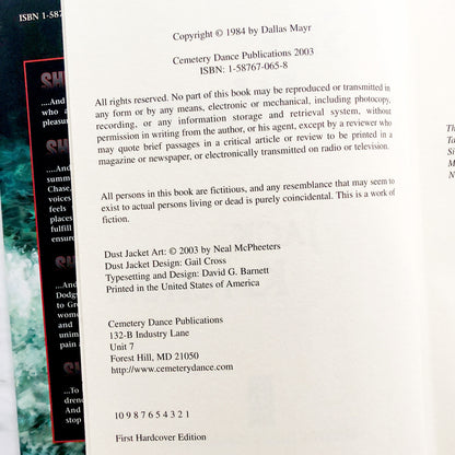 She Wakes by Jack Ketchum SIGNED! [LIMITED FIRST EDITION] • 1/1000 • 2003 • Cemetery Dance