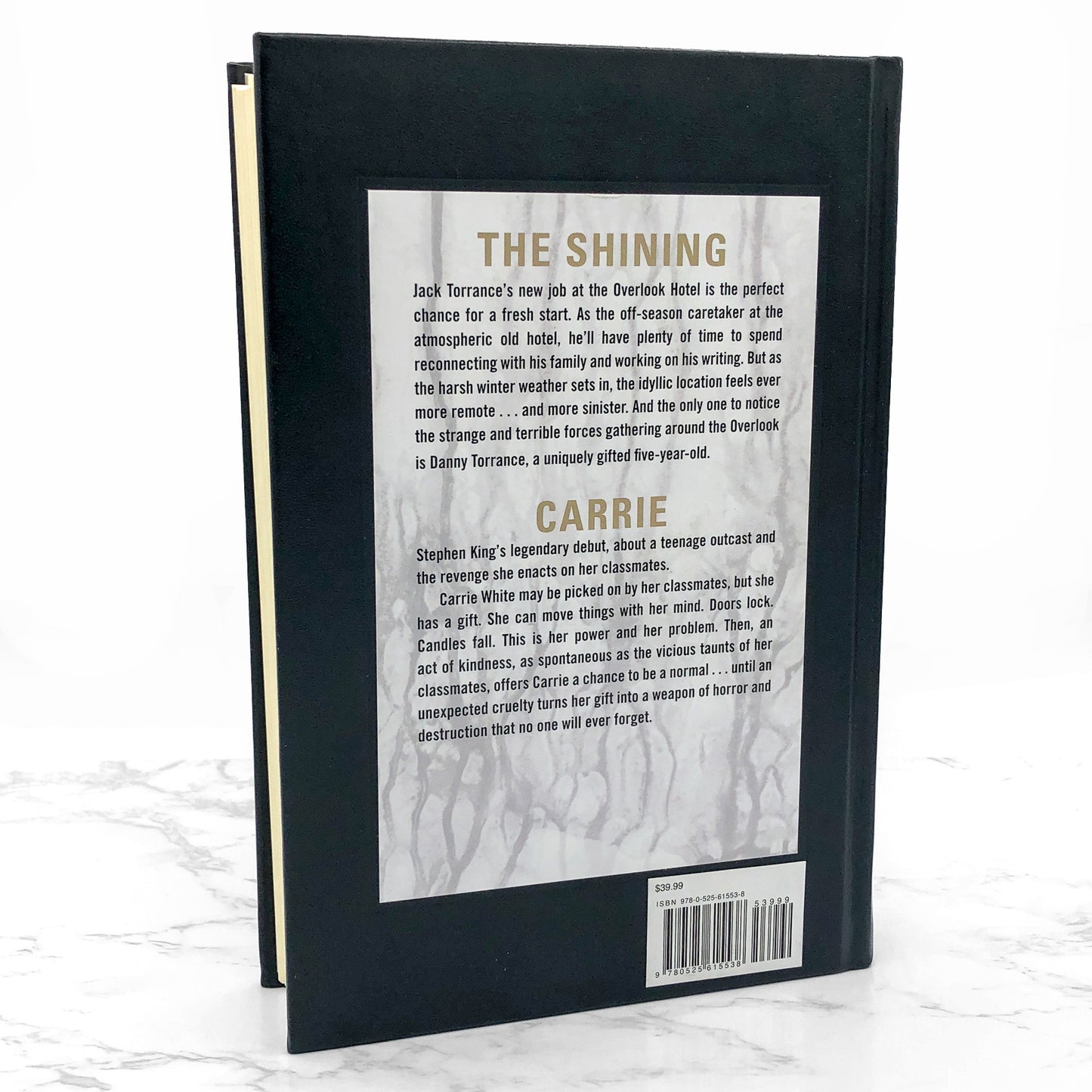 Carrie & The Shining by Stephen King [LEATHER-BOUND OMNIBUS] 2017 • Doubleday