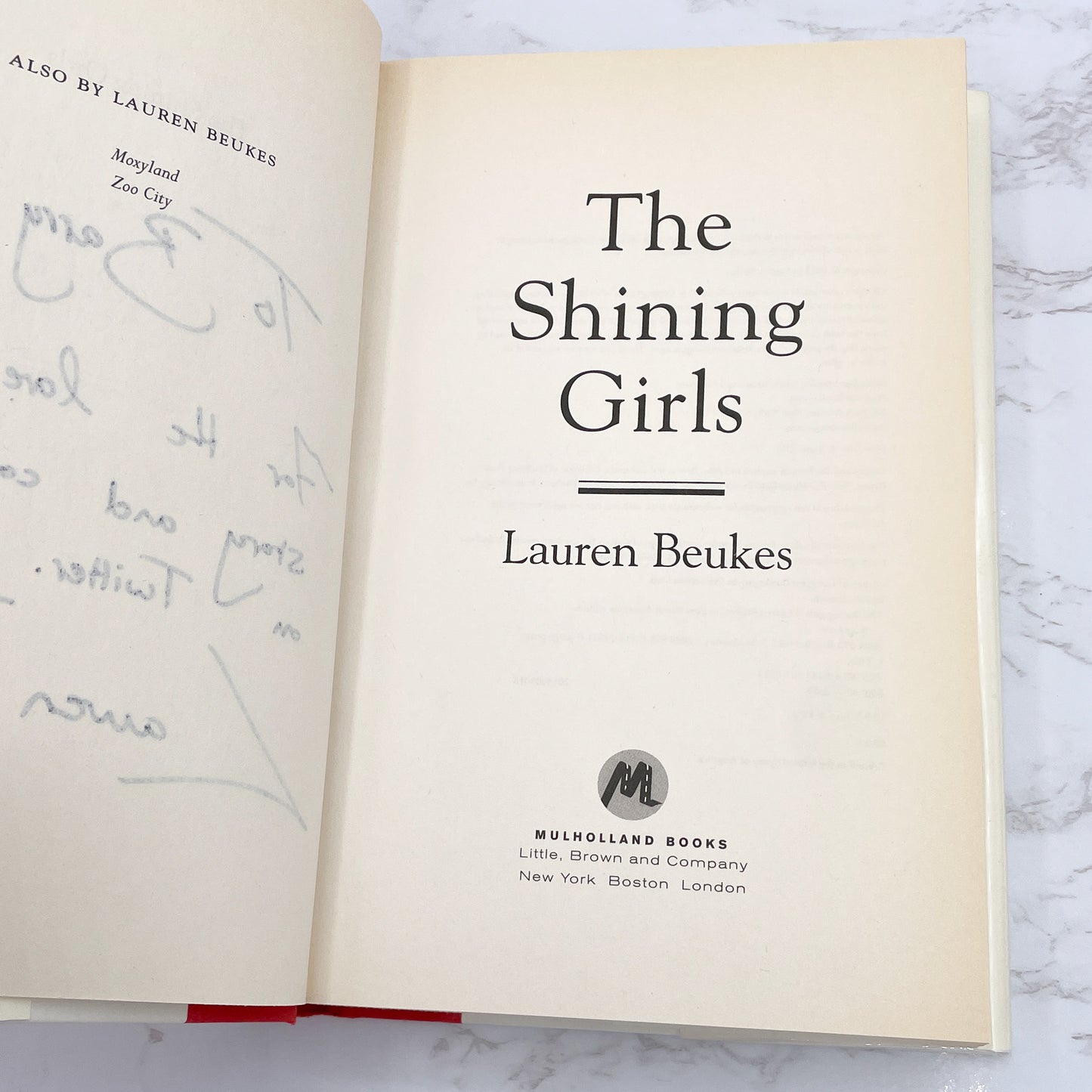 The Shining Girls by Lauren Beukes [FIRST EDITION • FIRST PRINTING] 2013 • Mulholland Books