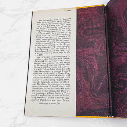 Ship of Fools by Katherine Anne Porter [FIRST EDITION] 1962 • Atlantic Monthly Press