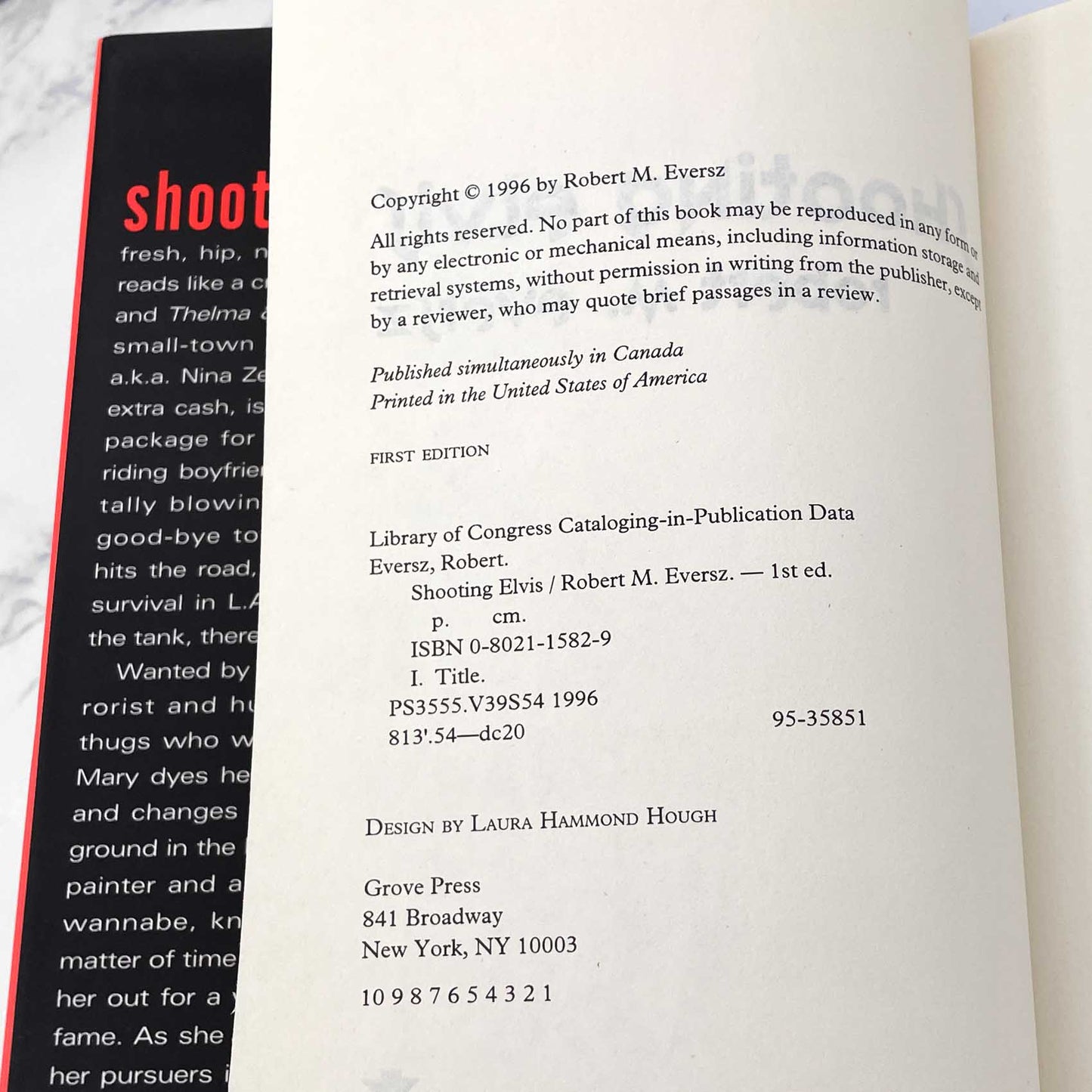 Shooting Elvis by Robert M. Eversz [FIRST EDITION • FIRST PRINTING] 1996 • Grove Press