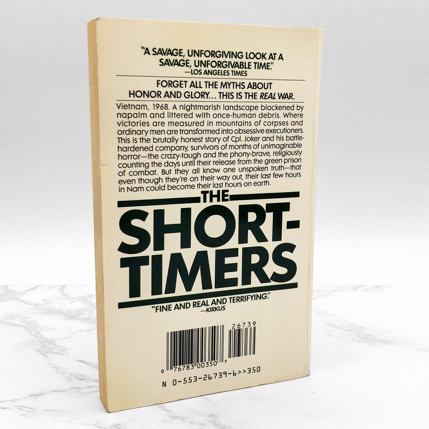 The Short-Timers a.k.a. Full Metal Jacket by Gustav Hasford [1983 PAPERBACK]