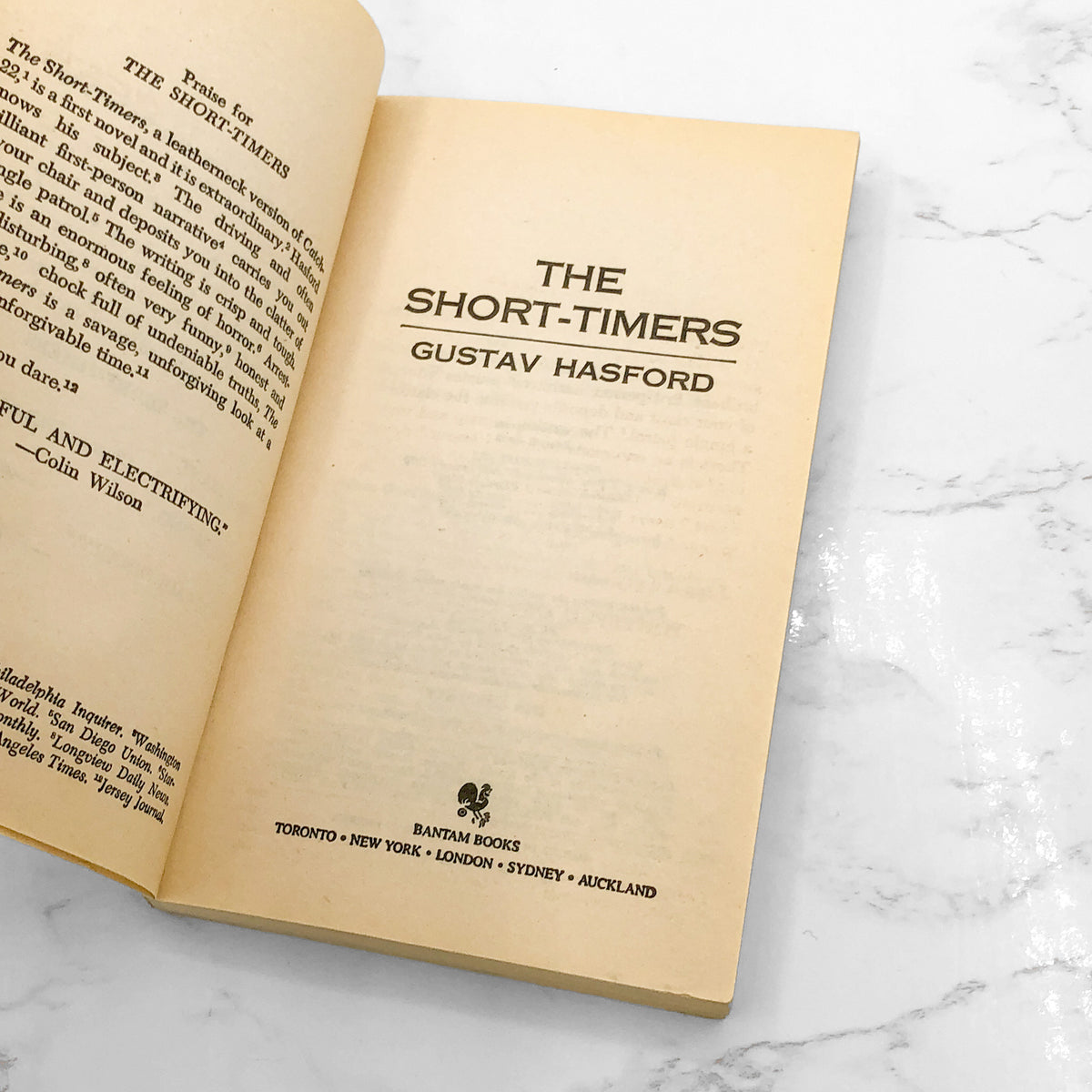 The Short-Timers a.k.a. Full Metal Jacket by Gustav Hasford [1983 PAPE