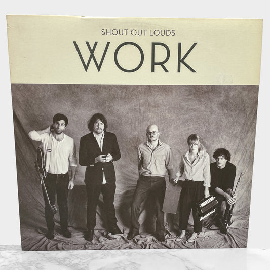Shout Out Louds – Work [VINYL LP] 2010 • First Pressing! • Merge Records