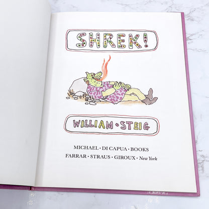 Shrek! by William Steig [FIRST EDITION • FIRST PRINTING] 1990 • Farrar Straus Giroux • Mint!