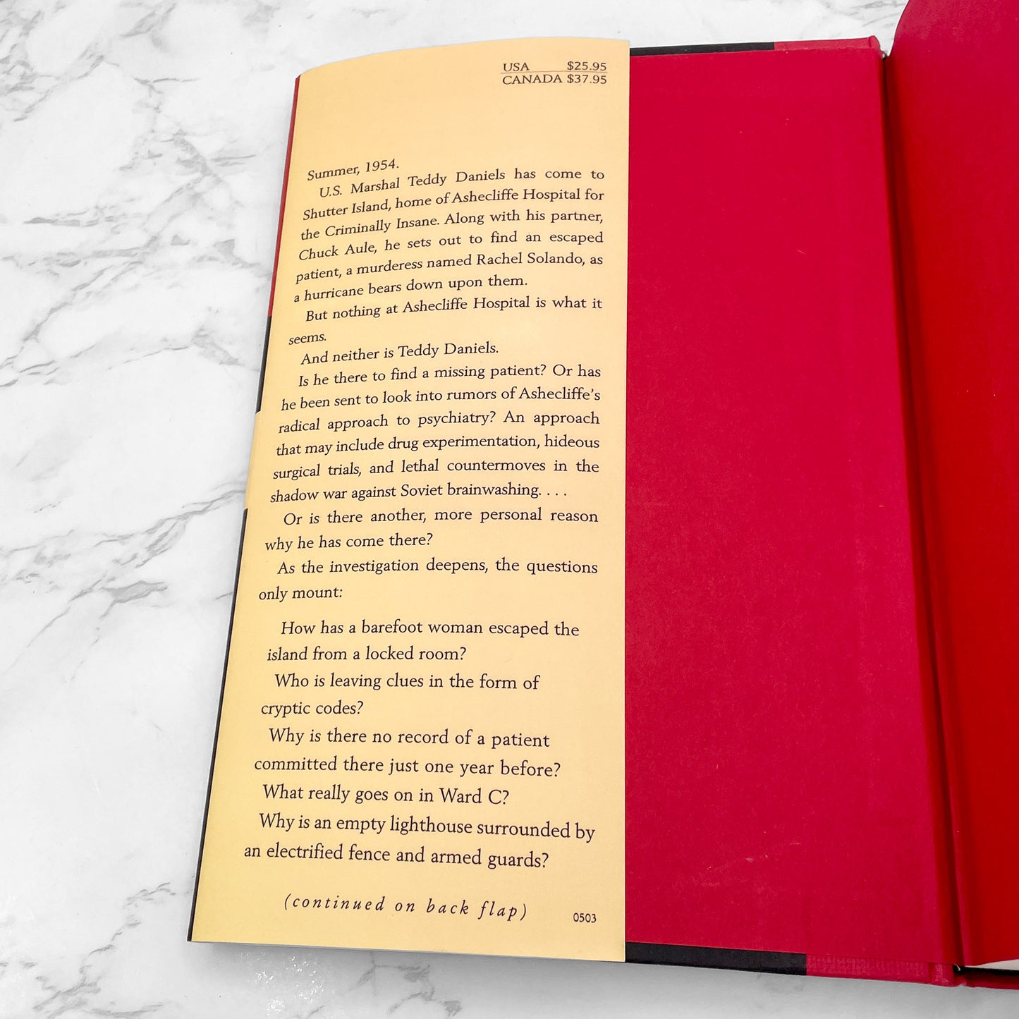 Shutter Island by Dennis Lehane [FIRST EDITION • FIRST PRINTING] 2003