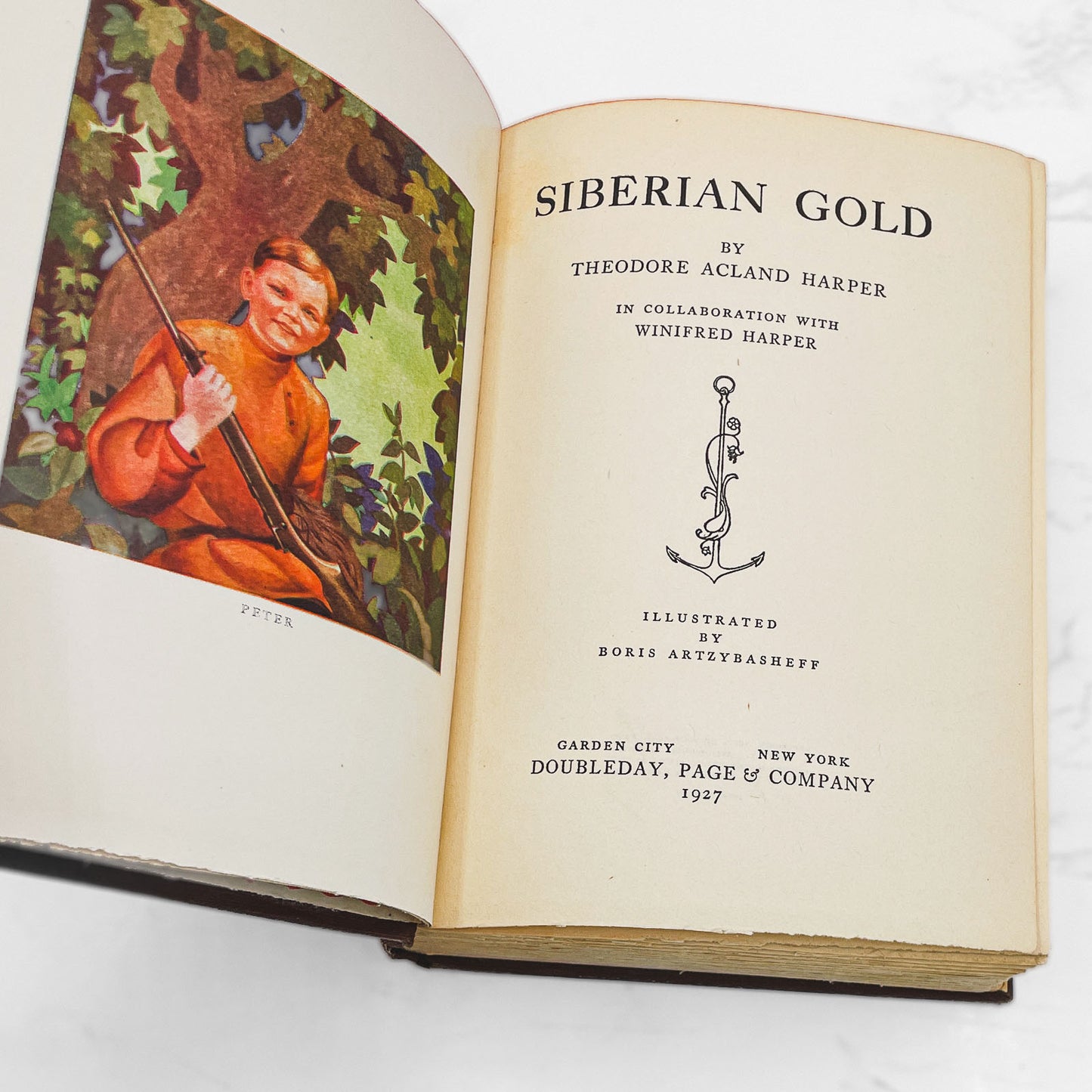 Siberian Gold by Theodore Acland Harper [FIRST EDITION • FIRST PRINTING] 1927 • Doubleday Page & Co.
