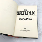 The Sicilian by Mario Puzo [FIRST EDITION • FIRST PRINTING] 1984 • Linden Press