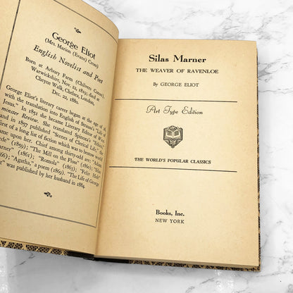 Silas Marner: The Weaver of Raveloe by George Eliot [ANTIQUE HARDCOVER] • Books Inc.