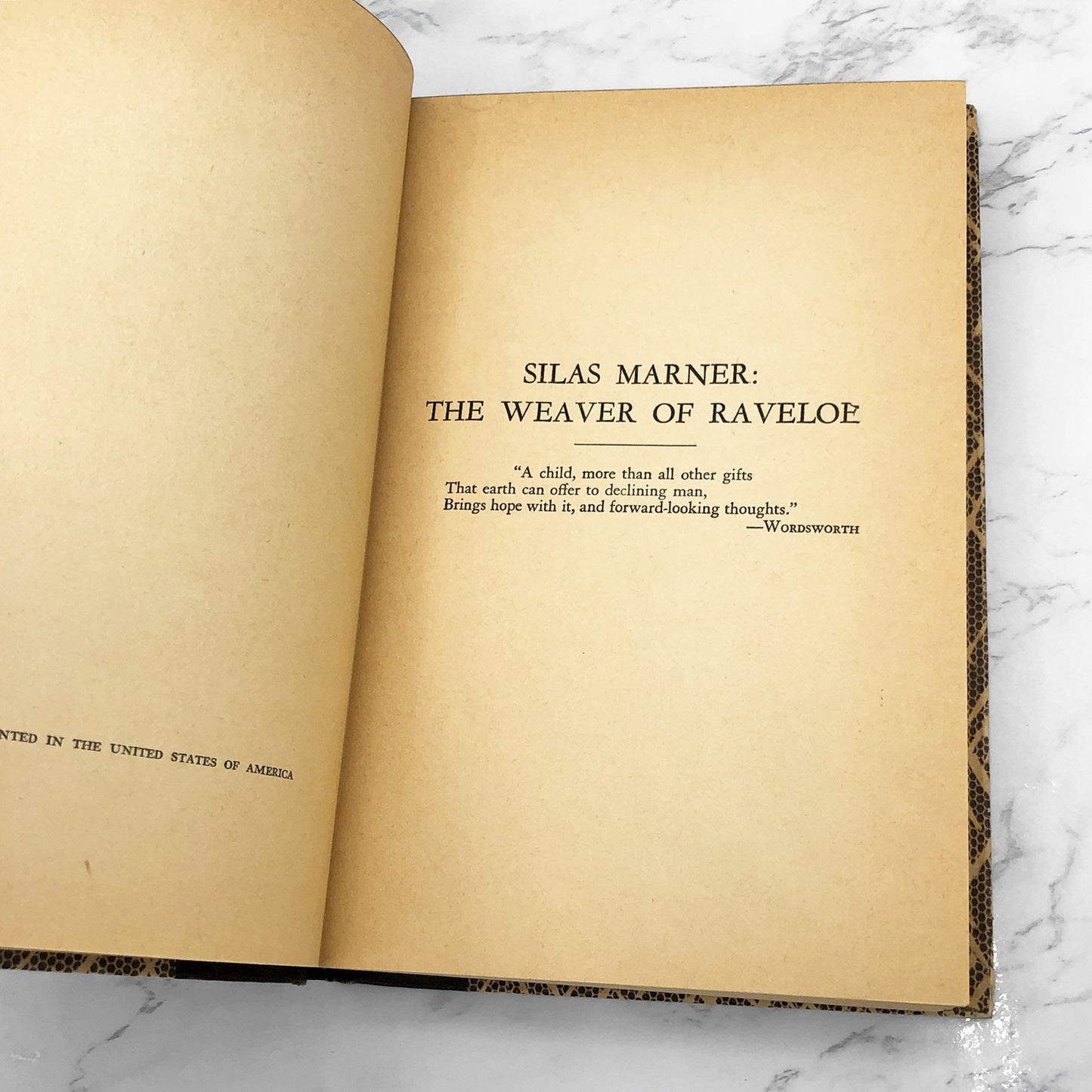 Silas Marner: The Weaver of Raveloe by George Eliot [ANTIQUE HARDCOVER] • Books Inc.