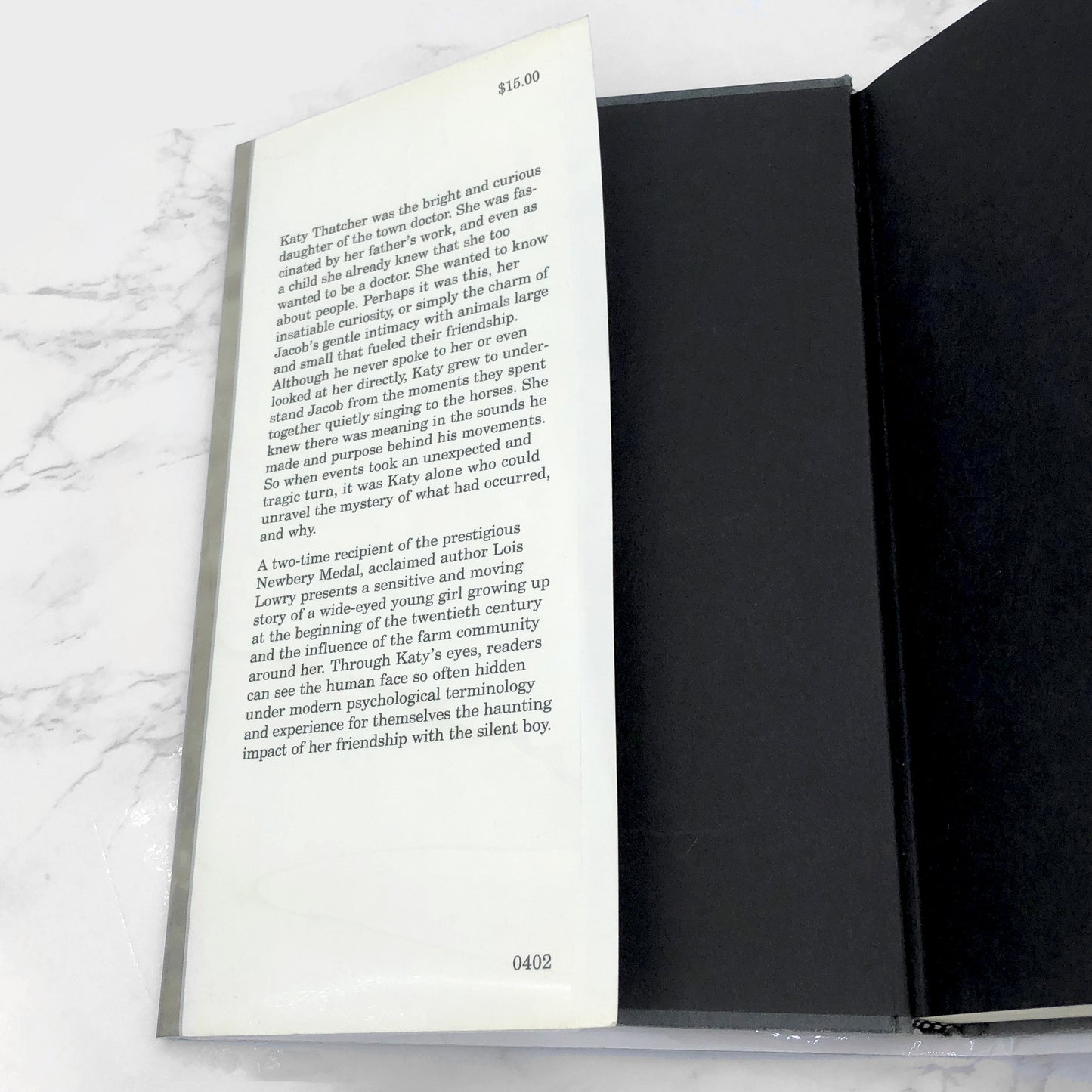 The Silent Boy by Lois Lowry [FIRST EDITION • FIRST PRINTING] 2003 • Houghton Mifflin