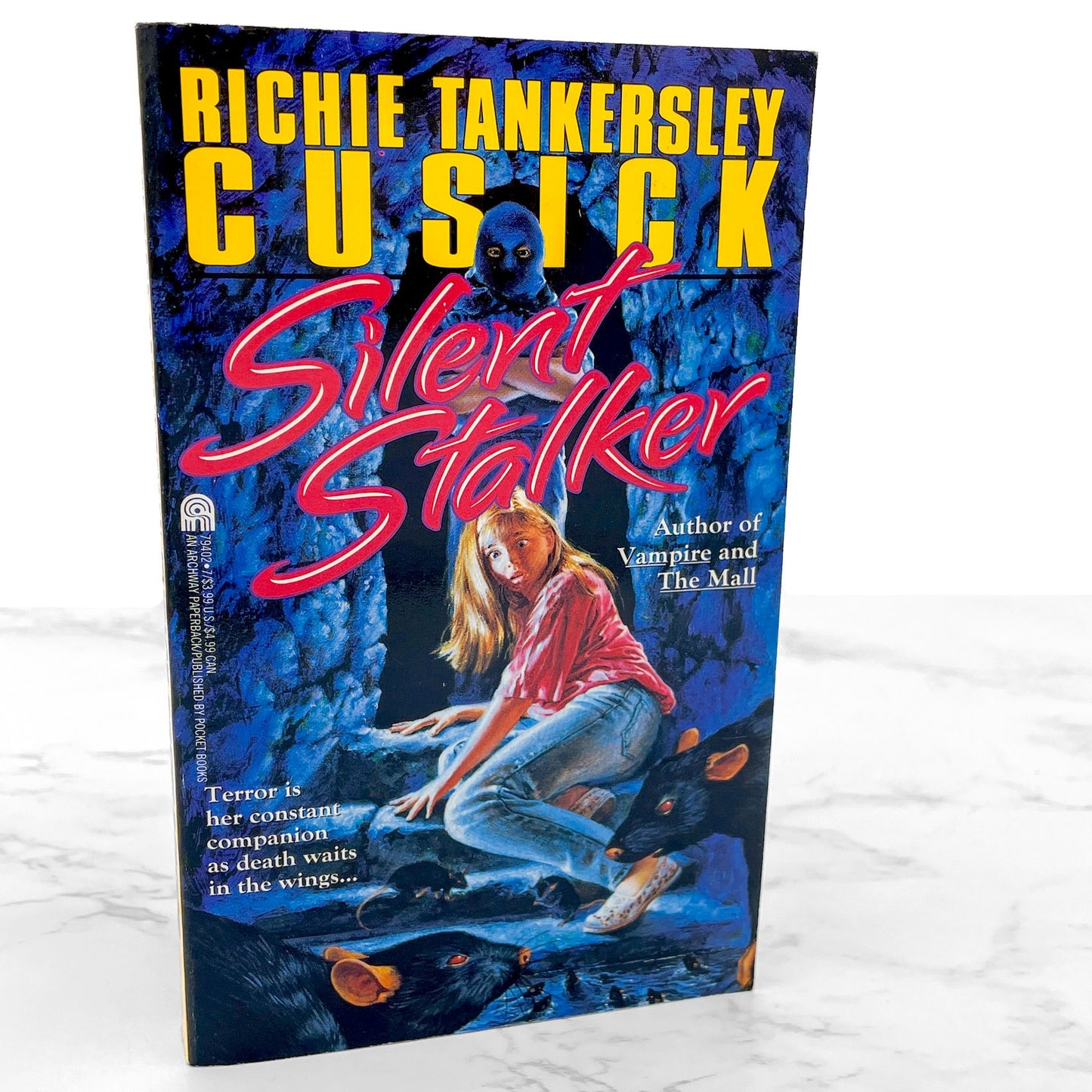 Silent Stalker by Richie Tankersley Cusick [FIRST PAPERBACK PRINTING] 1993 • Archway