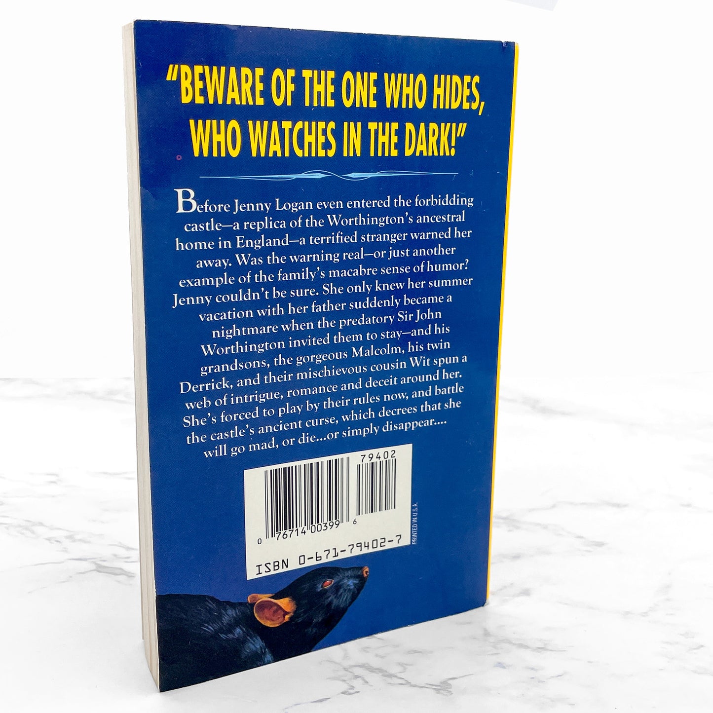 Silent Stalker by Richie Tankersley Cusick [FIRST PAPERBACK PRINTING] 1993 • Archway