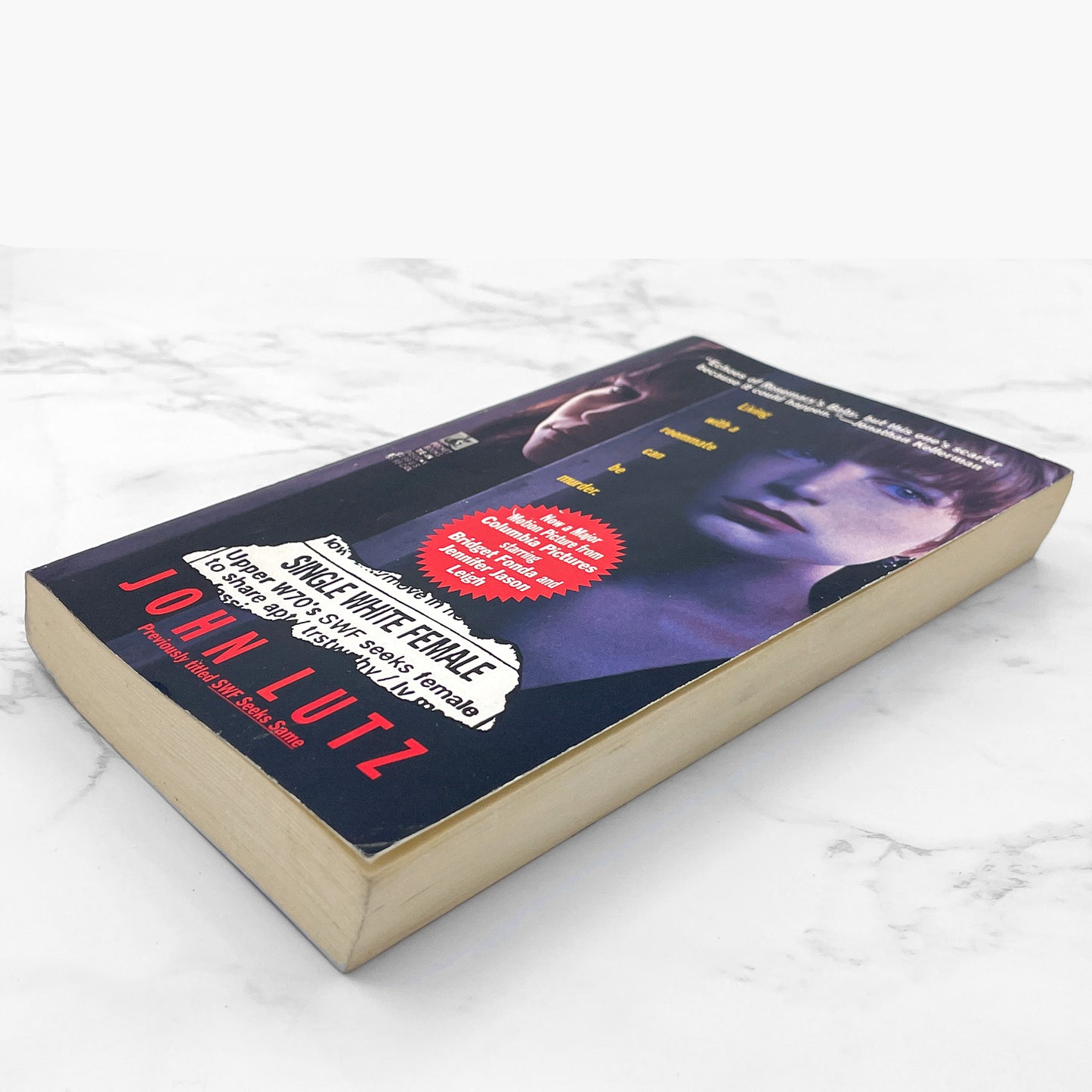 Single White Female 'aka' SWF Seeks Same by John Lutz [MOVIE TIE-IN PAPERBACK] 1992 • Pocket