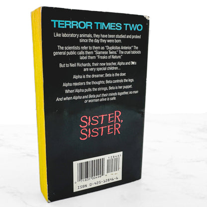 Sister, Sister by Andrew Neiderman [FIRST EDITION • FIRST PRINTING] 1992 • Berkley