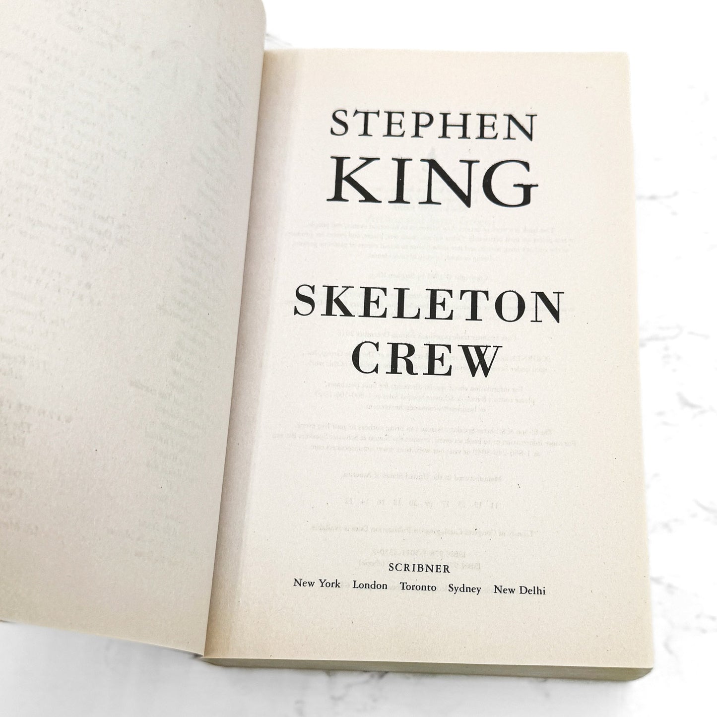 Skeleton Crew by Stephen King [TRADE PAPERBACK] 2016 • Scribner