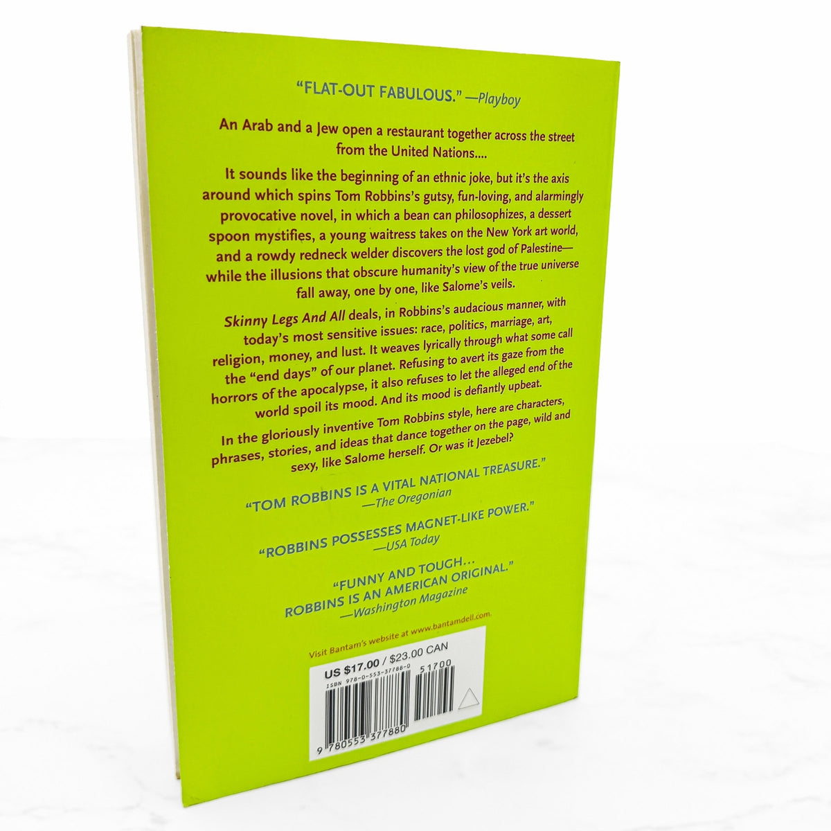 Skinny Legs and All by Tom Robbins [TRADE PAPERBACK REISSUE] 2013 • Bantam