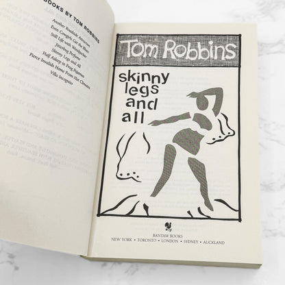 Skinny Legs and All by Tom Robbins [TRADE PAPERBACK REISSUE] 2013 • Bantam
