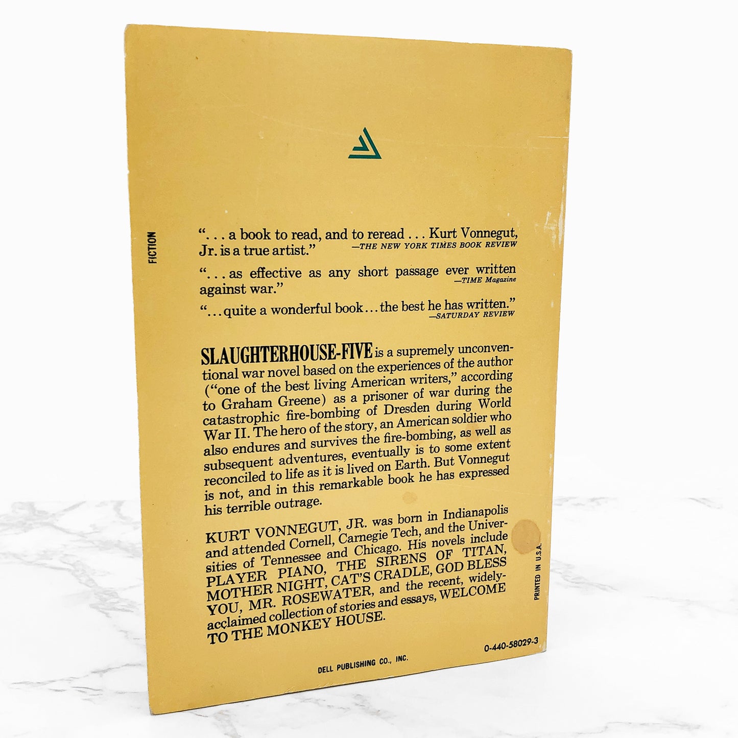 Slaughterhouse Five by Kurt Vonnegut [FIRST PAPERBACK EDITION] • 13th Printing / 1980 • Delta