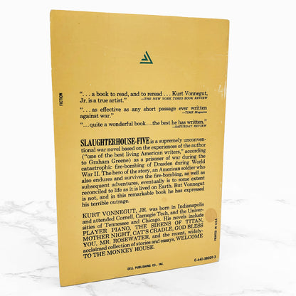 Slaughterhouse Five by Kurt Vonnegut [FIRST PAPERBACK EDITION] • 13th Printing / 1980 • Delta