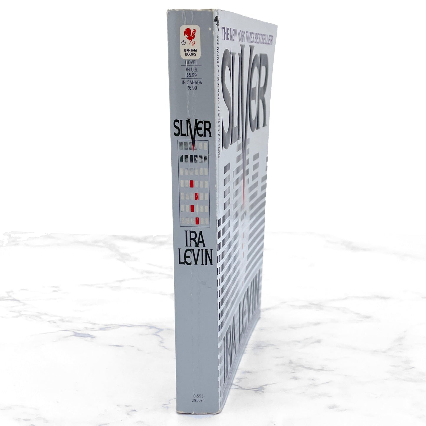 Sliver by Ira Levin [FIRST PAPERBACK PRINTING] 1991 • Signet