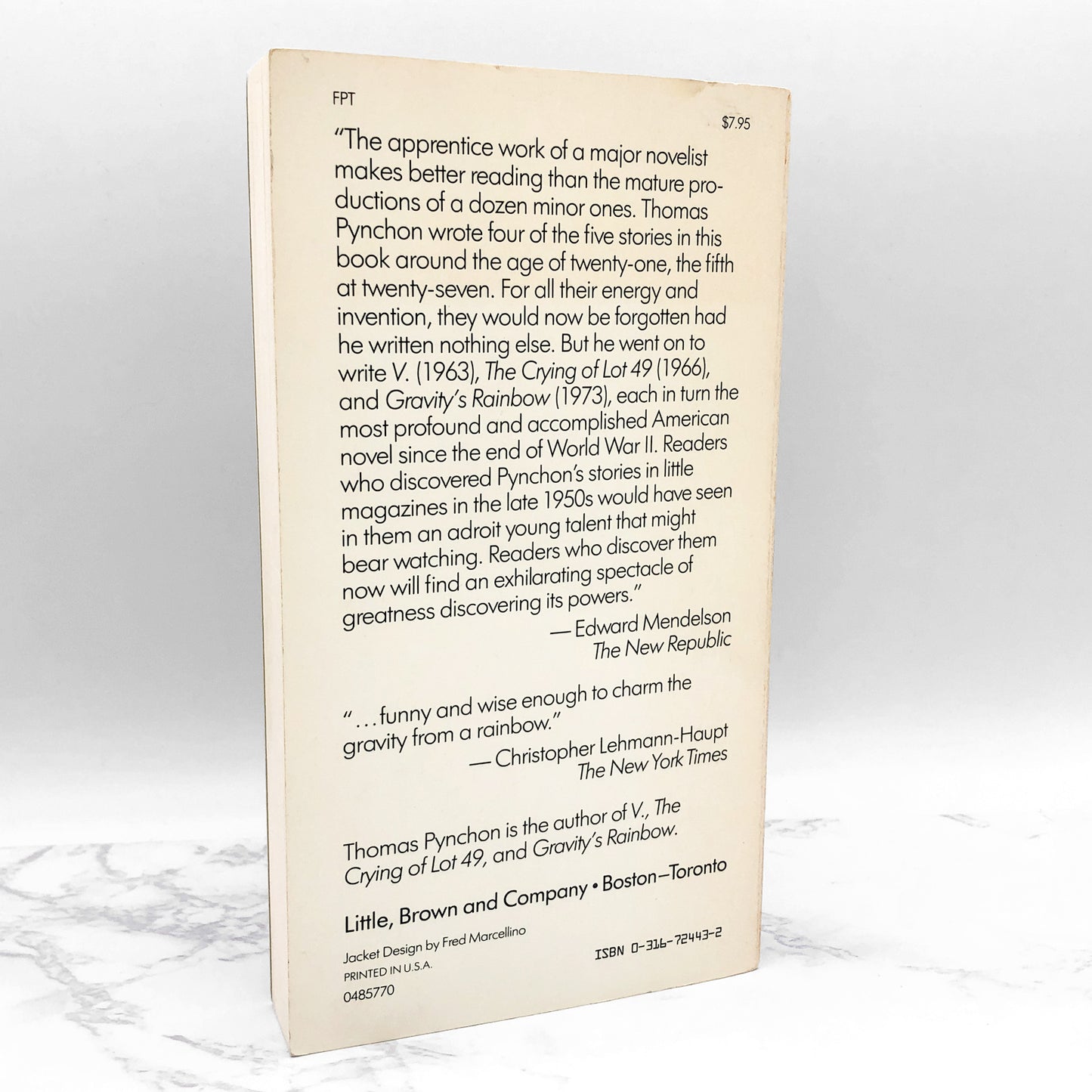 Slow Learner: Early Stories by Thomas Pynchon [FIRST EDITION • FIRST PRINTING] 1984 • Little Brown & Co