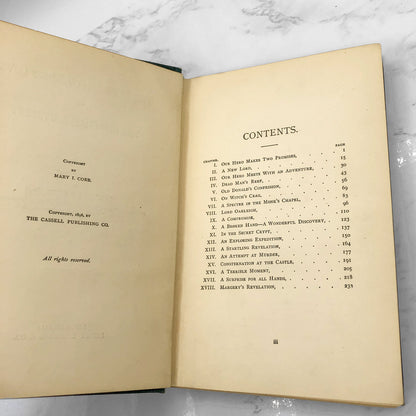 The Smuggler of King's Cove or the Old Chapel Mystery by Sylvanus Cobb Jr. [FIRST EDITION] 1896 • Henry T. Coates & Co