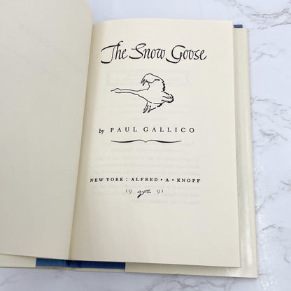 The Snow Goose by Paul Gallico [U.S. FIRST EDITION] • 51st Printing / 1991 • Knopf