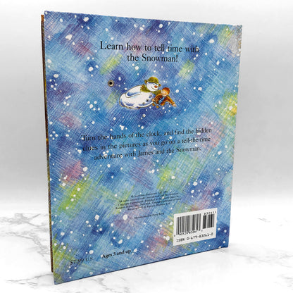 The Snowman Clock Book by Raymond Briggs [U.S. FIRST EDITION] 1991 • Random House