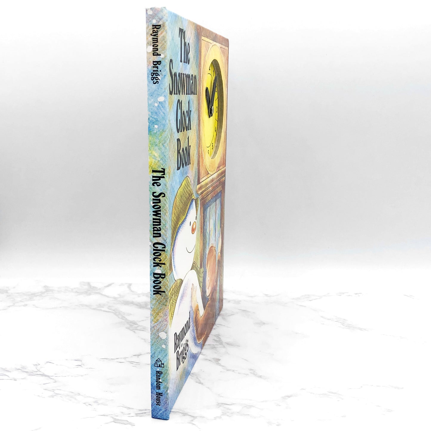 The Snowman Clock Book by Raymond Briggs [U.S. FIRST EDITION] 1991 • Random House