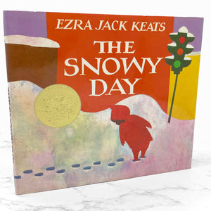 The Snowy Day by Ezra Jack Keats [HARDCOVER RE-PRINT] 1988 ❅ 28th Printing ❅ The Viking Press