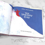 The Snowy Day by Ezra Jack Keats [HARDCOVER RE-PRINT] 1988 ❅ 28th Printing ❅ The Viking Press