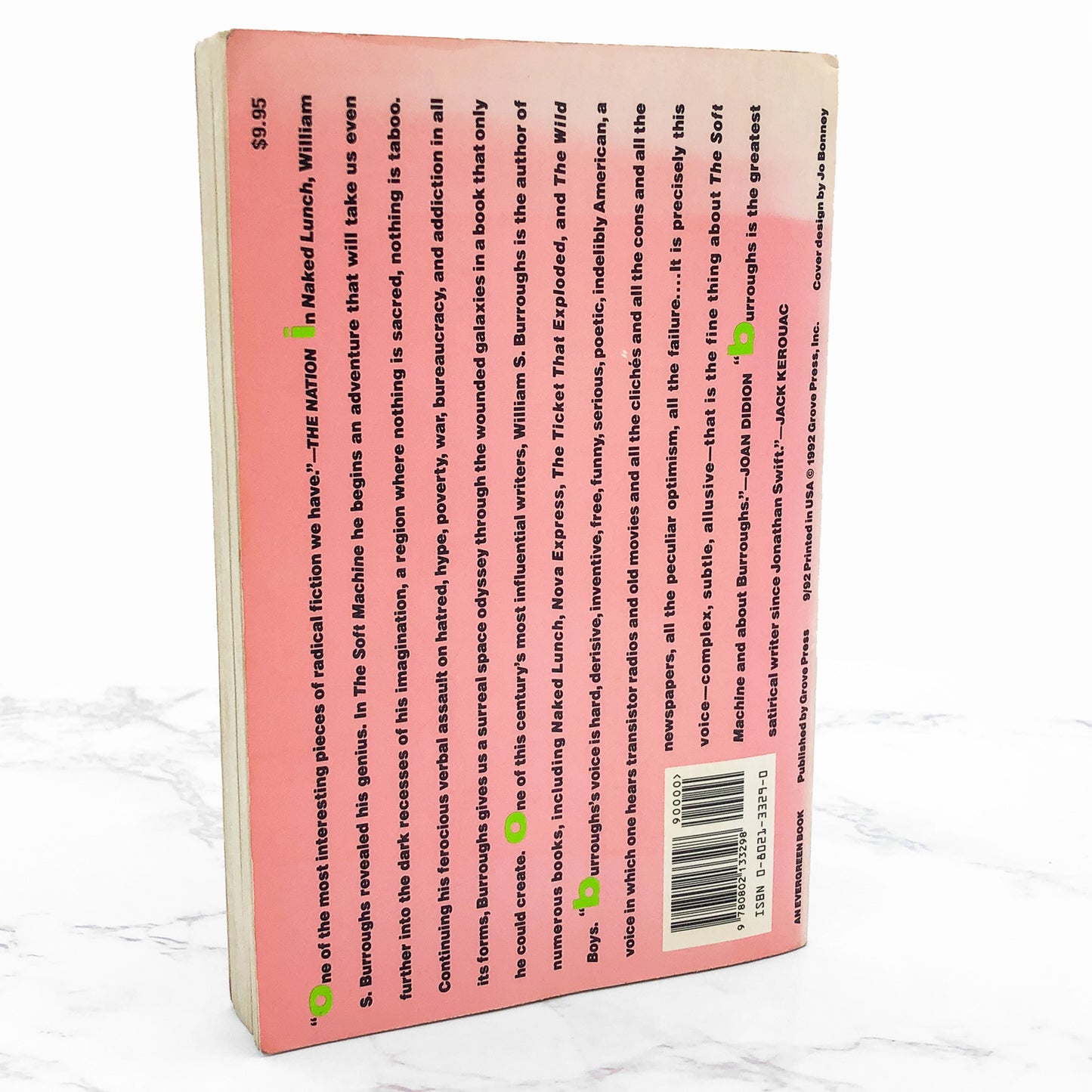 The Soft Machine by William S. Burroughs [TRADE PAPERBACK] 1992 • Grove Press