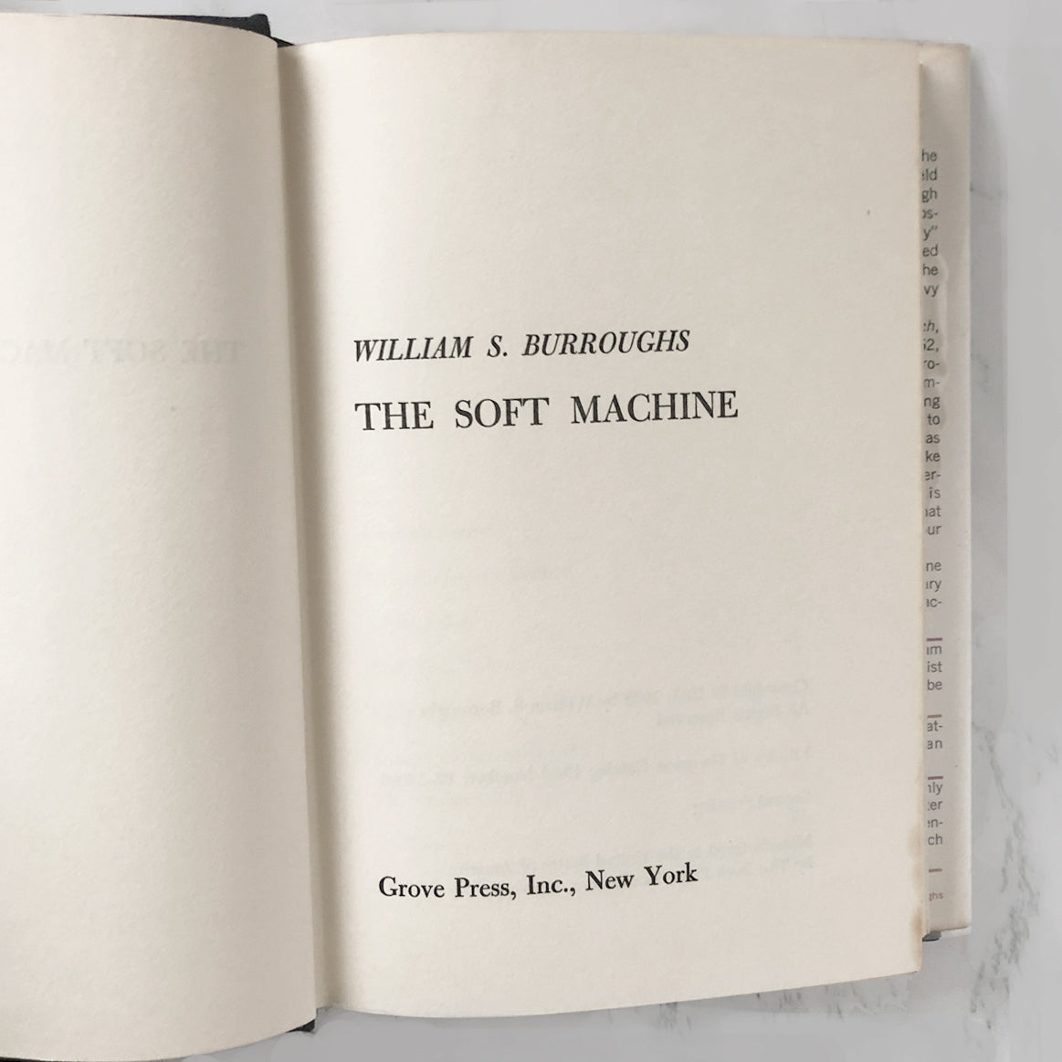 The Soft Machine by William S. Burroughs [FIRST EDITION] 1966 • Grove Press