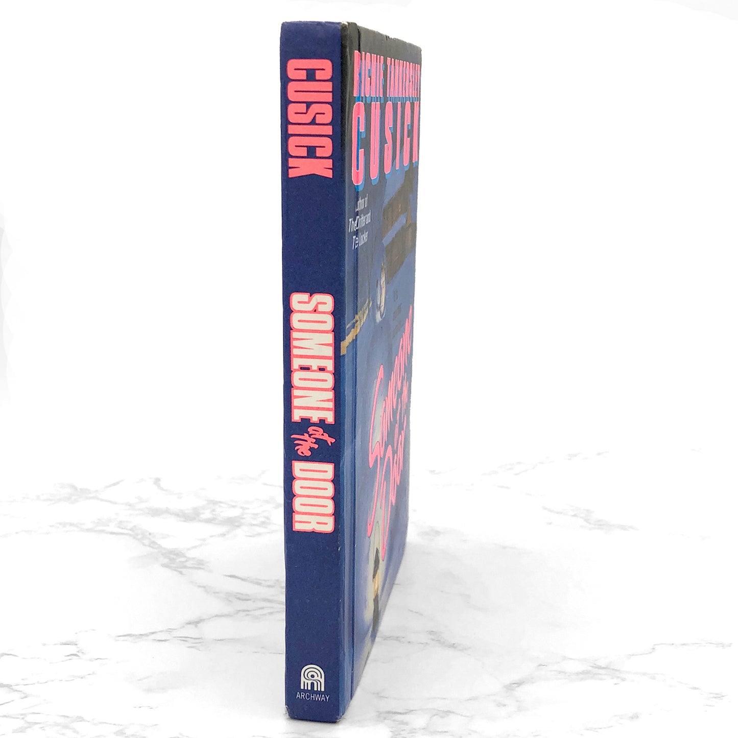 Someone at the Door by Richie Tankersley Cusick [TURTLEBACK HARDCOVER] 1994 • Archway