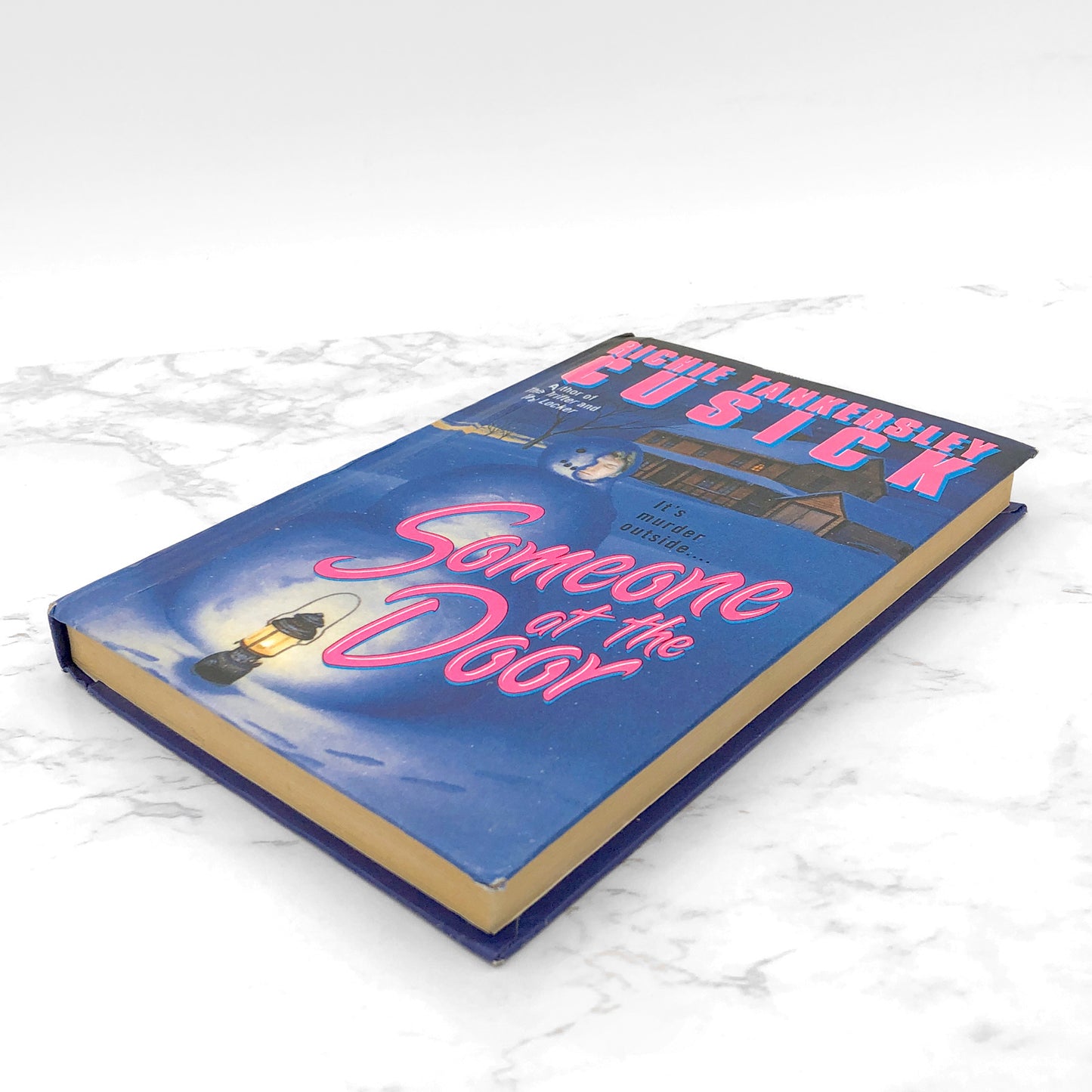 Someone at the Door by Richie Tankersley Cusick [TURTLEBACK HARDCOVER] 1994 • Archway