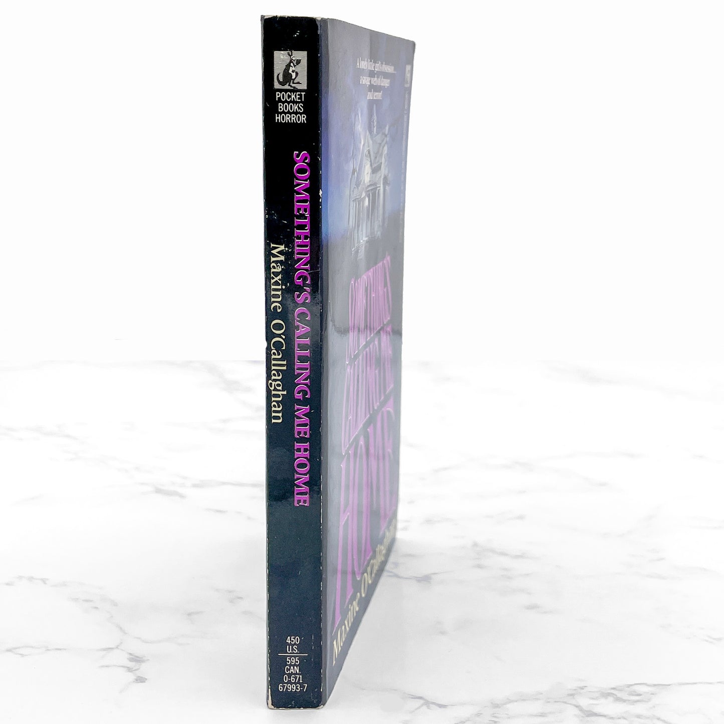 Something's Calling Me Home by Maxine O'Callaghan [FIRST EDITION • FIRST PRINTING] 1991 • Pocket Horror