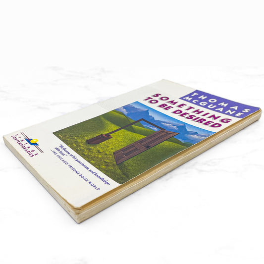 Something to Be Desired by Thomas McGuane [FIRST PAPERBACK PRINTING] 1985 • Vintage Contemporaries