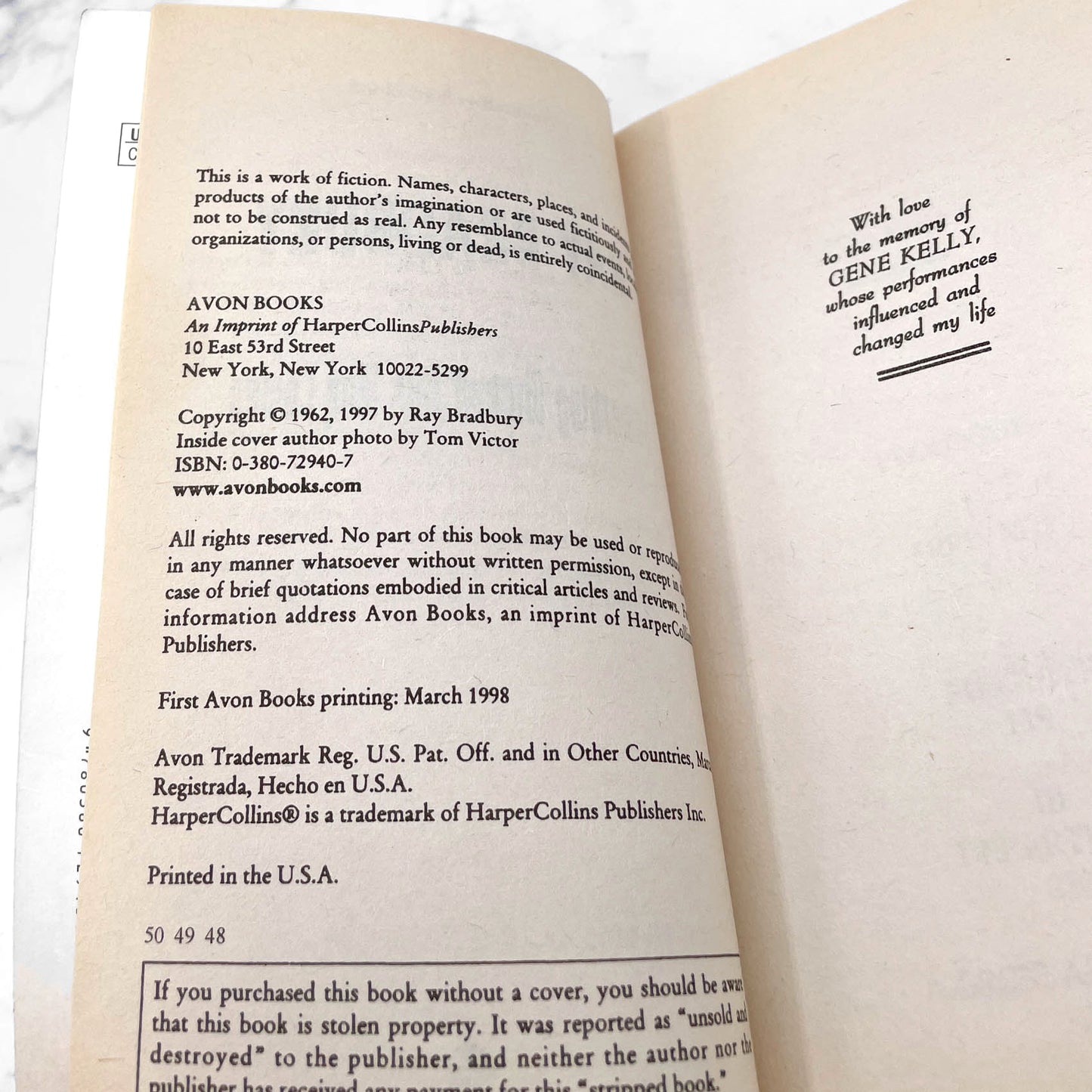 Something Wicked This Way Comes by Ray Bradbury [PAPERBACK RE-ISSUE] 1998 • Avon