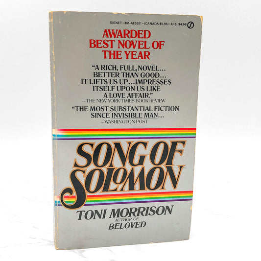 Song of Solomon by Toni Morrison [1978 PAPERBACK] • Signet