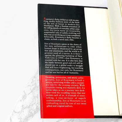 Son of Rosemary by Ira Levin [1997 HARDCOVER] • First Book Club Edition • Dutton • Mint!