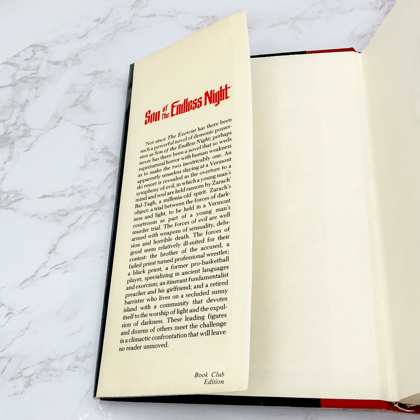 Son of the Endless Night by John Farris [1985 HARDCOVER] • St. Martin's