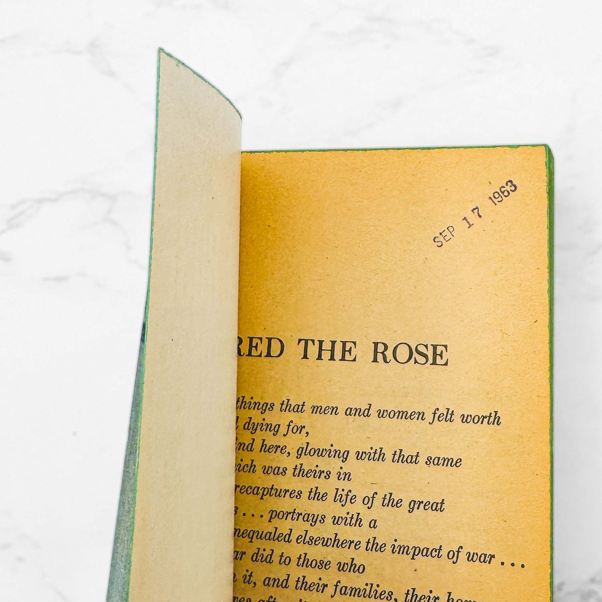So Red the Rose by Stark Young [FIRST PAPERBACK EDITION] 1963 • Popular Library