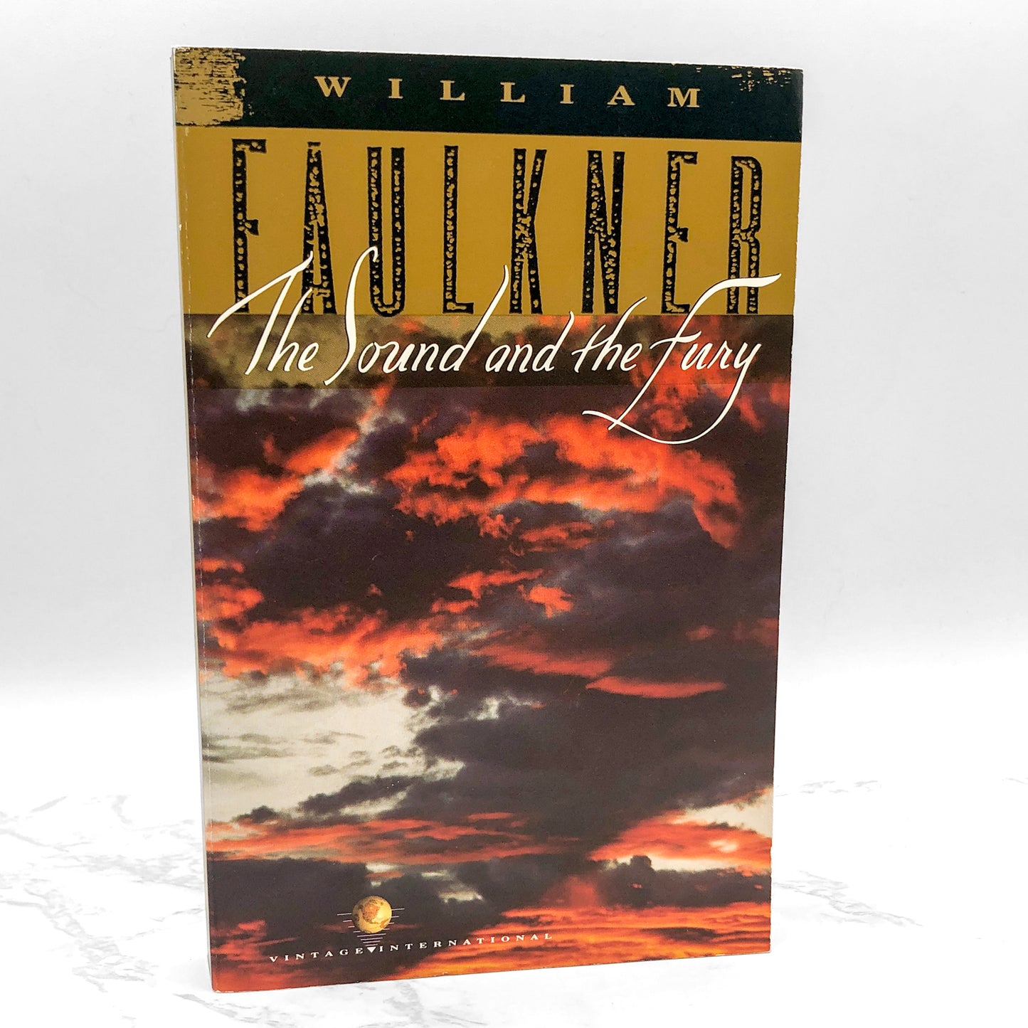 The Sound and The Fury by William Faulkner [TRADE PAPERBACK] 1990 • Vintage International