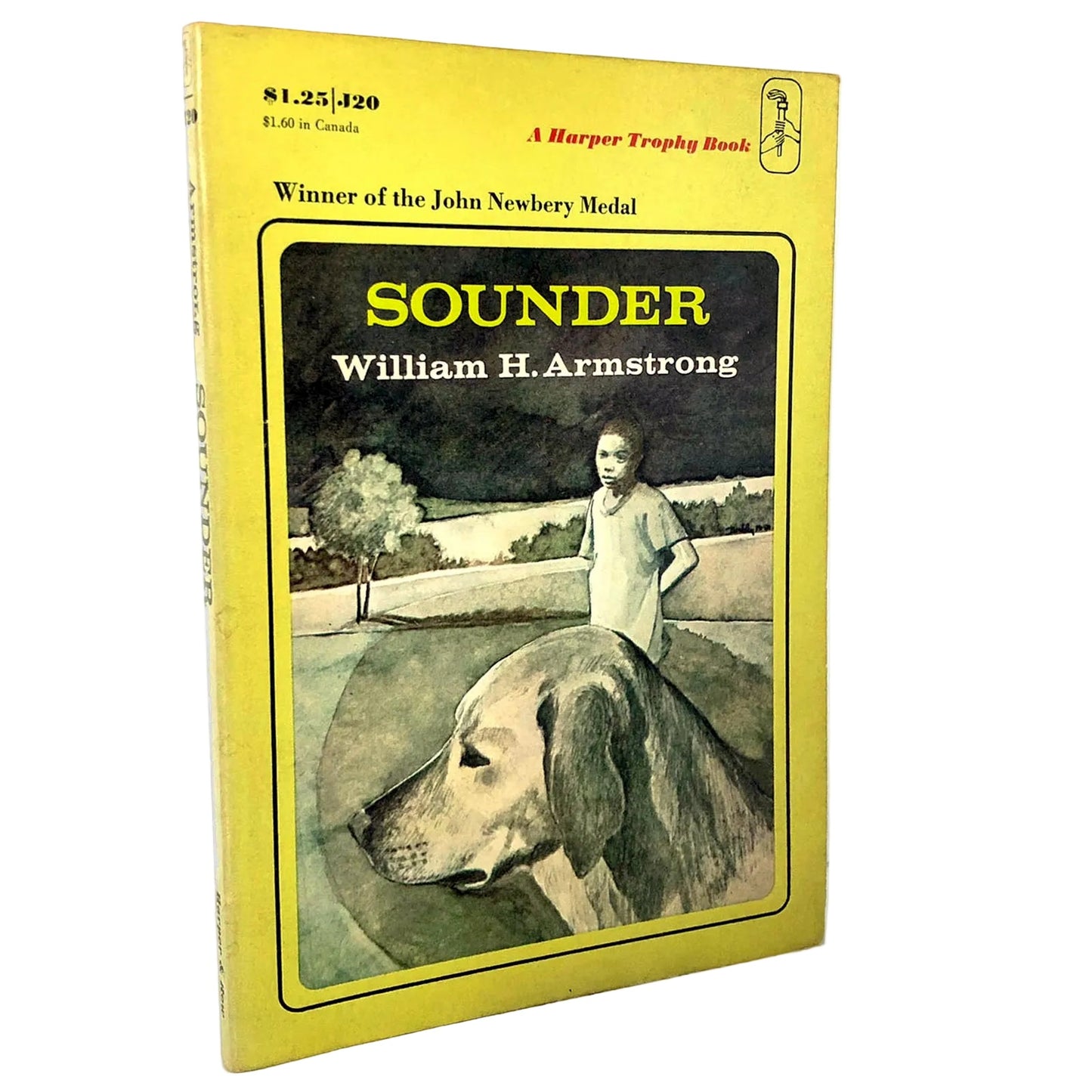 Sounder by William H. Armstrong [FIRST PAPERBACK PRINTING] 1972 • Harper Trophy