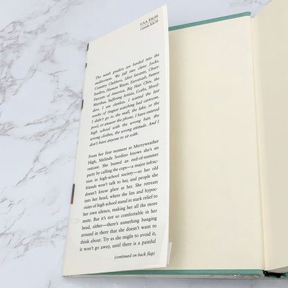 Speak by Laurie Halse Anderson [FIRST EDITION] 1999 • FSG