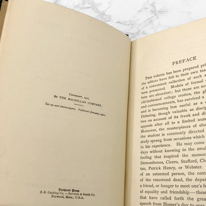 The Speech for Special Occasions by Ella A. Knapp & John C. French [1921 HARDCOVER] • The Macmillan Company