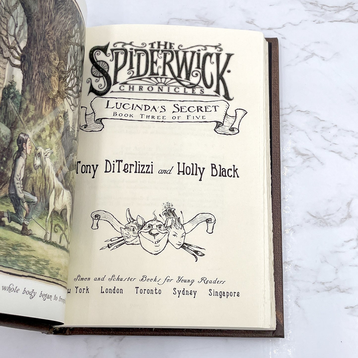 Lucinda's Secret by Tony DiTerlizzi & Holly Black [FIRST EDITION] 2003 • The Spiderwick Chronicles #3