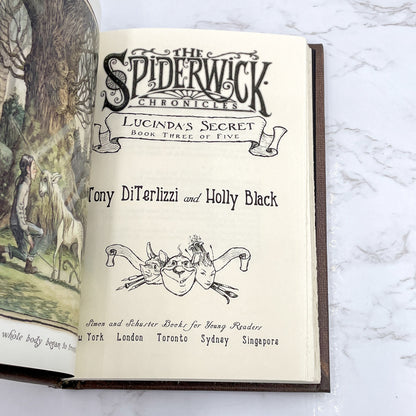 Lucinda's Secret by Tony DiTerlizzi & Holly Black [FIRST EDITION] 2003 • The Spiderwick Chronicles #3