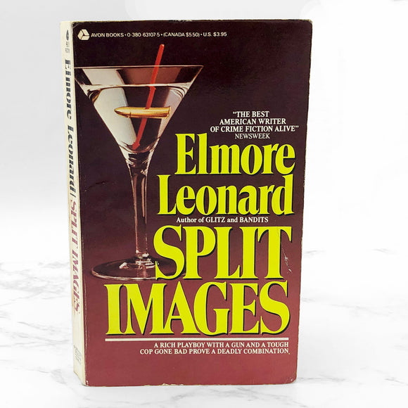 Split Images by Elmore Leonard [1983 PAPERBACK] • Avon Books